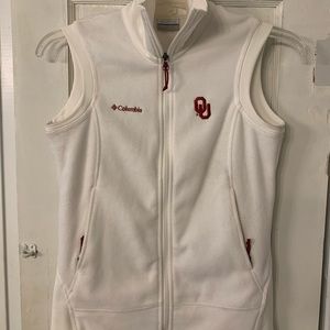 Women’s Columbia OU fleece zip-up vest